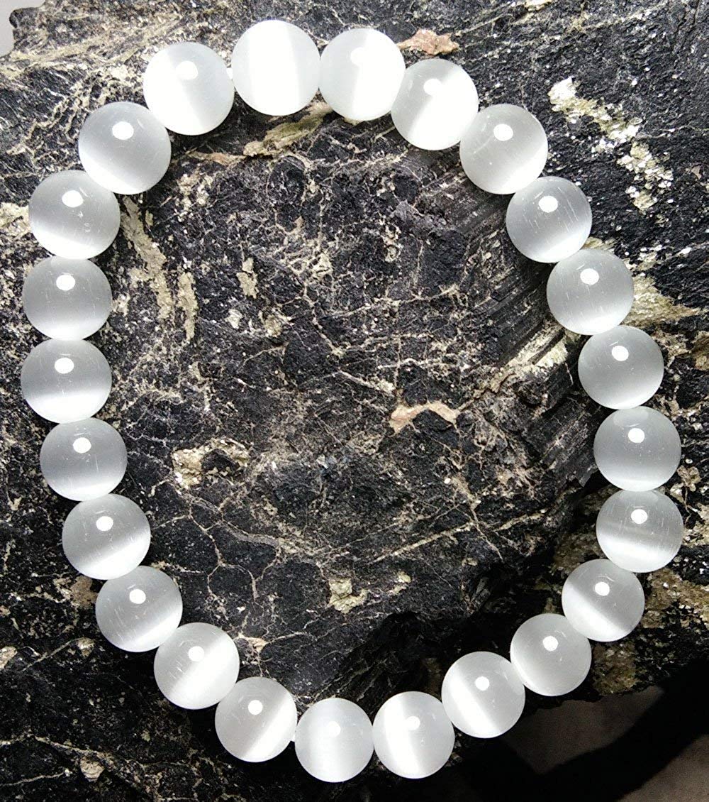 HandiCraft White Natural Crystal Energised Stone