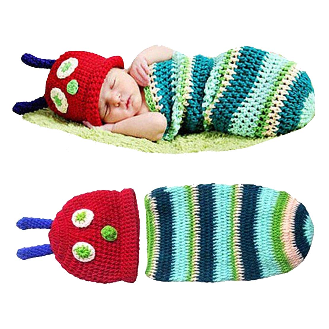 Caterpillar New Born Baby Costume