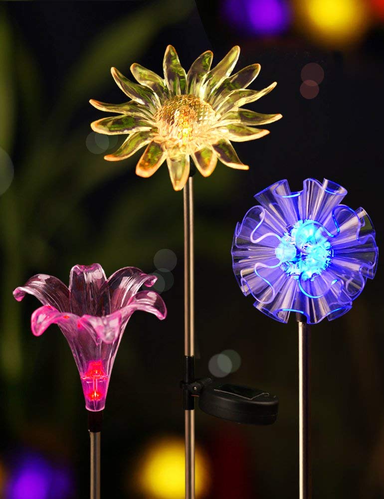 Sun Flower Stake Lights