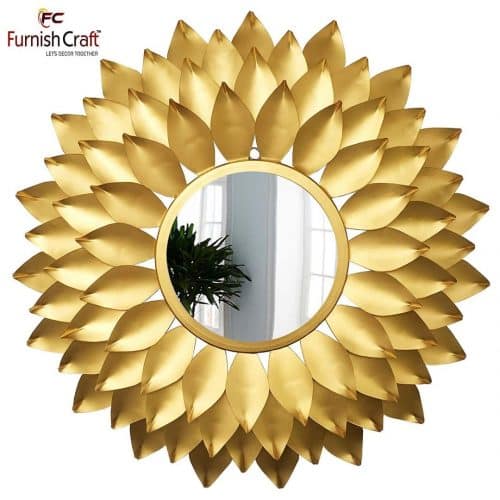 Sunflower Leaf Mirror