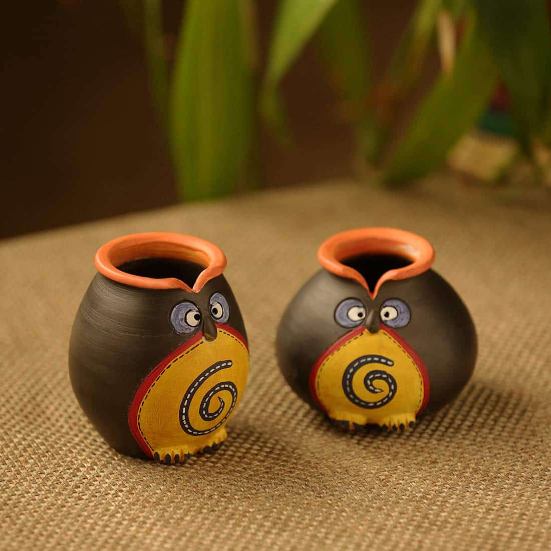 Twin Owl Pot