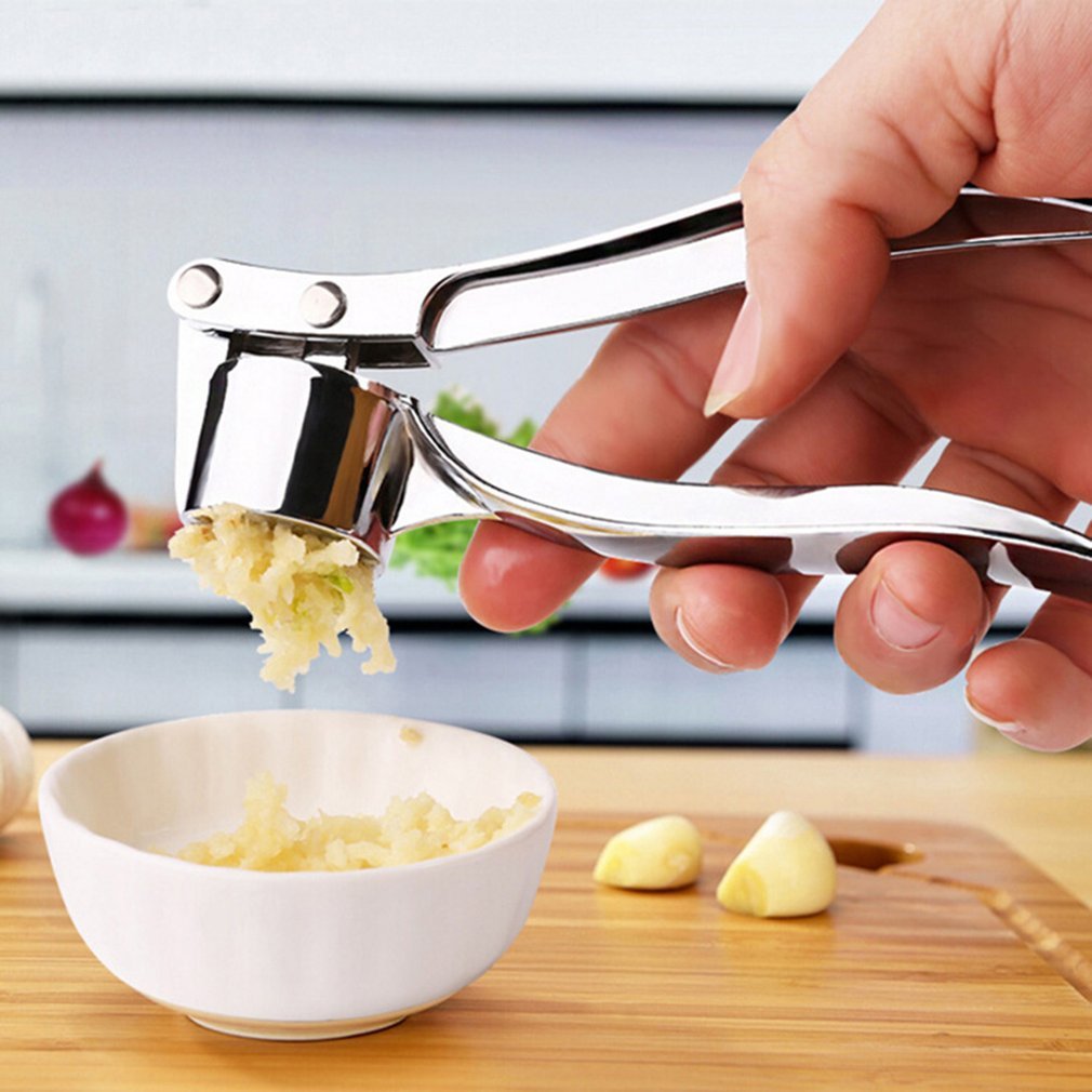 Stainless Steel Garlic Press