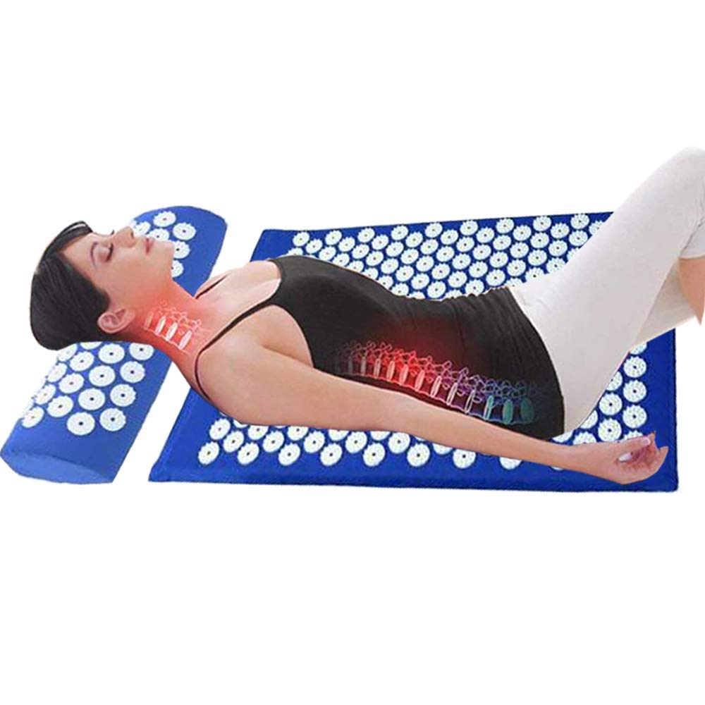 Blood Circulation Acupressure Mat With Pillow