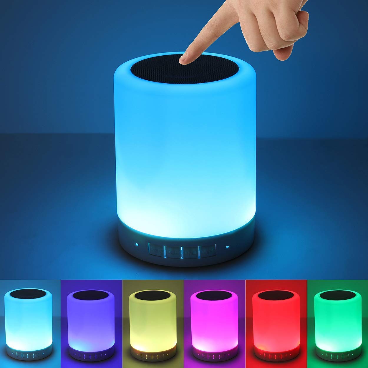 Wireless Night Light LED Touch Lamp Speaker