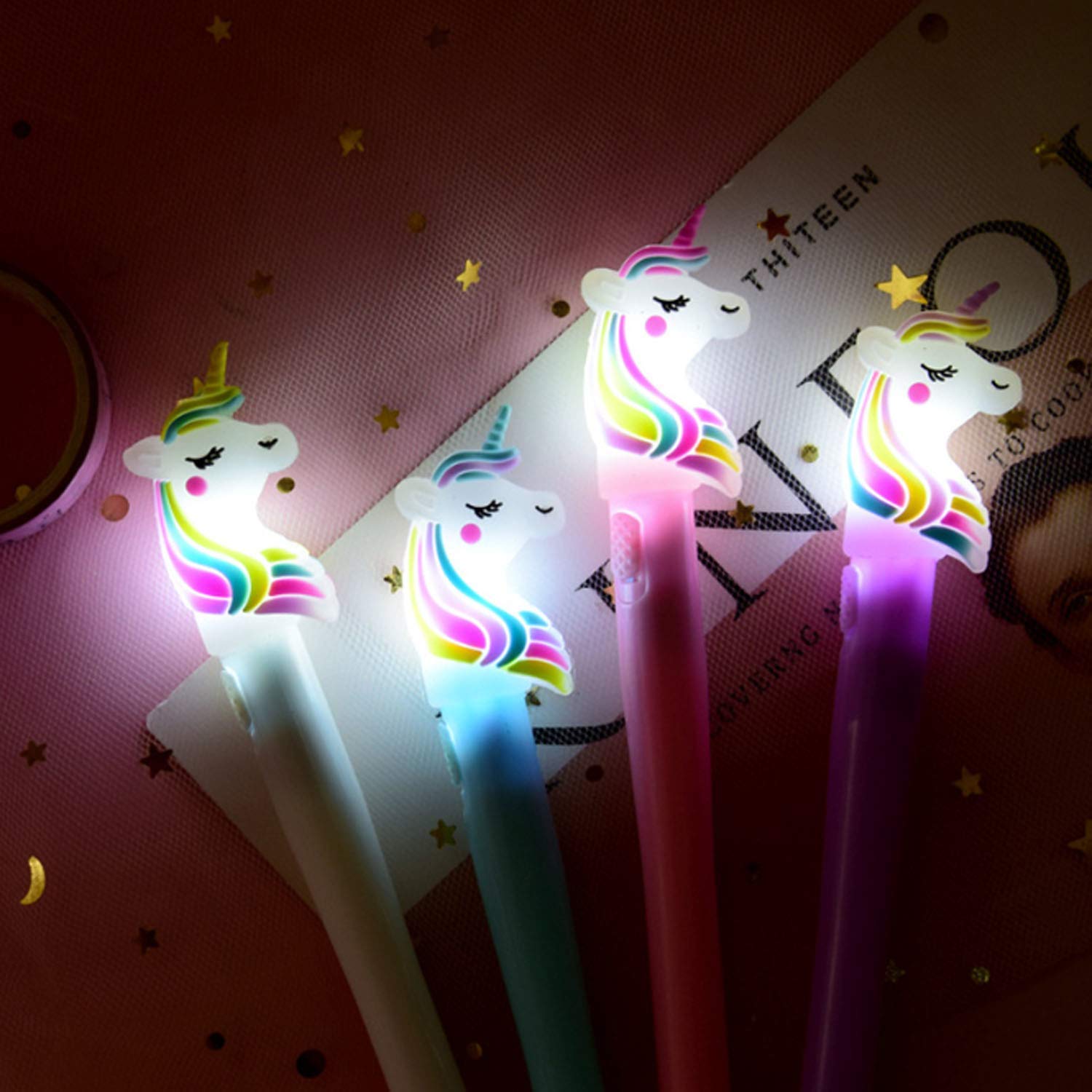 Vibgyor products Unicorn LED Pen ,Cute Pen, Cute Stationary, Pen for Kids, Best Gift for Girls, Best Gift for Kids...